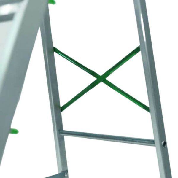 Cruceta escalera de aluminio domestica PRO 3 a 8 peldanos