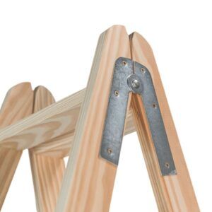 Escalera tijera de madera (3 a 14 peldaños)