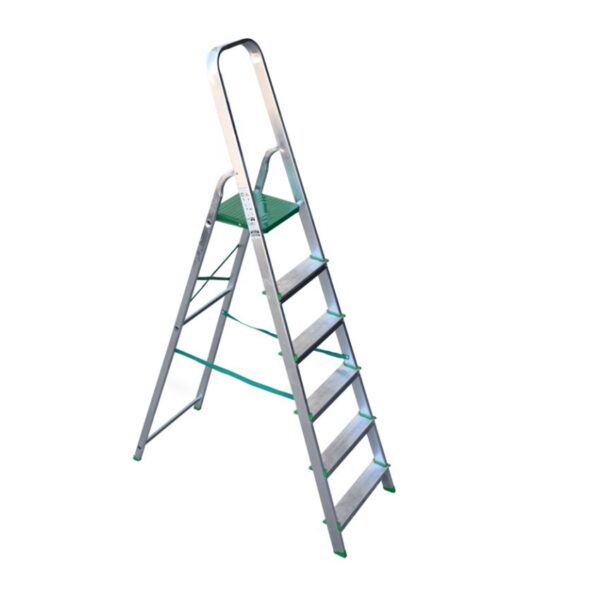 Escalera de aluminio domestica (3 a 8 peldanos)