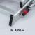 Escalera profesional de aluminio dos tramos con cuerda (4 a 10 metros) - Imagen 5