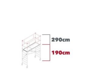 Pack B. Andamio altura 2,9m