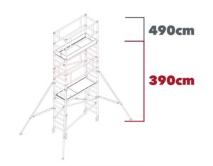Pack D. Andamio altura 4,9m