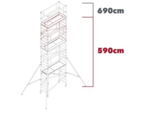 Pack E. Andamio altura 6,9m