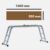 Plataforma Escalera multiposiciones de aluminio profesional (4x3 peldaños)
