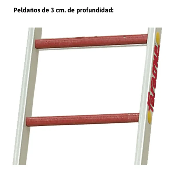1TFV | Escalera de un tramo para uso en apoyo de fibra de fibra 2