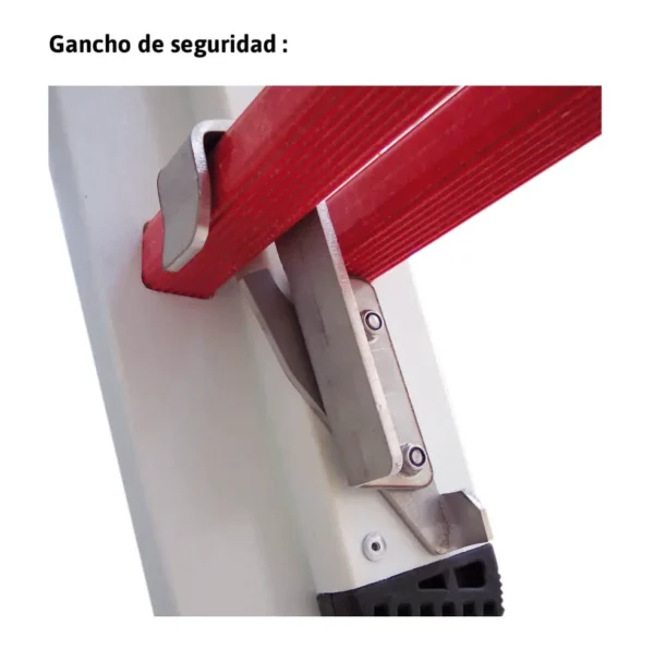 2TFVE | Escalera extensible de 2 tramos de fibra de vidrio 4