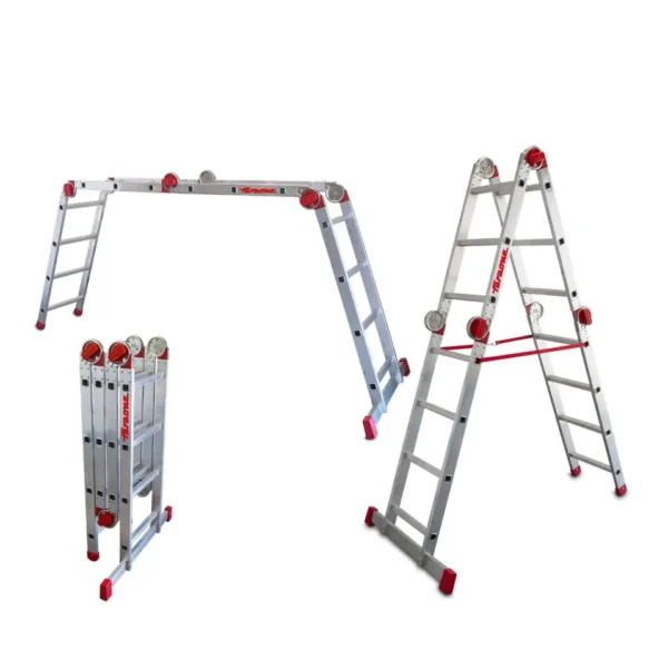 EA614 | Escalera articulada multiuso en aluminio