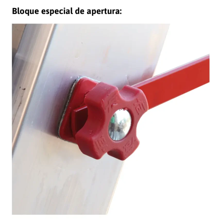 EN1500 | Escalera multiuso de 3 tramos con peldaños cómodos 4