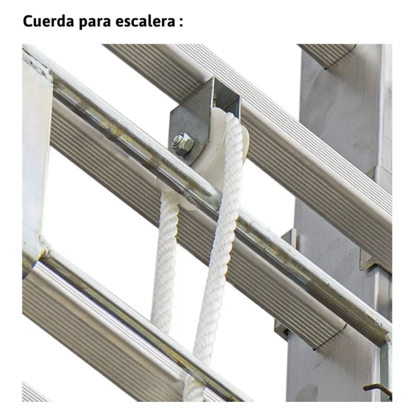 EN200 | Escalera de aluminio extensible con cuerda 3