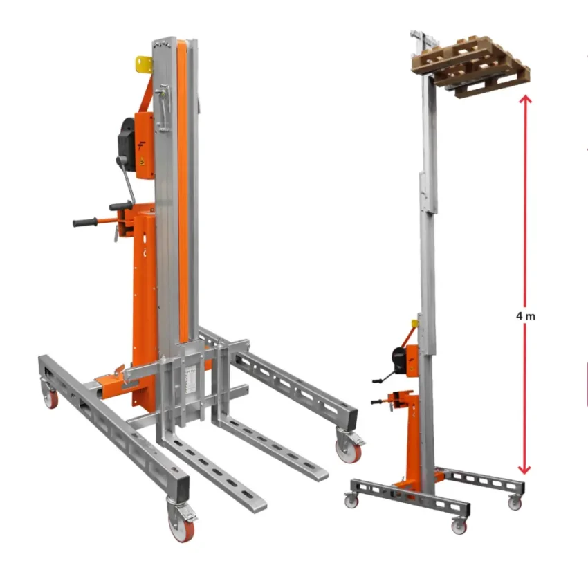 HW-S | Elevador de materiales en aluminio de 200 kg
