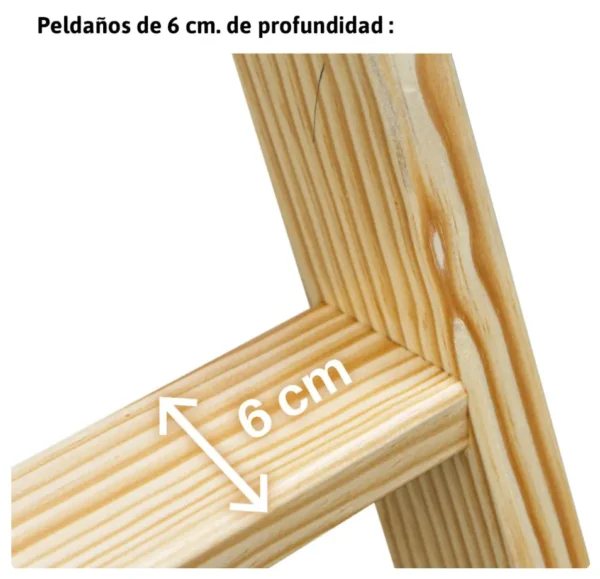 LD | Escalera doble subida de madera 2