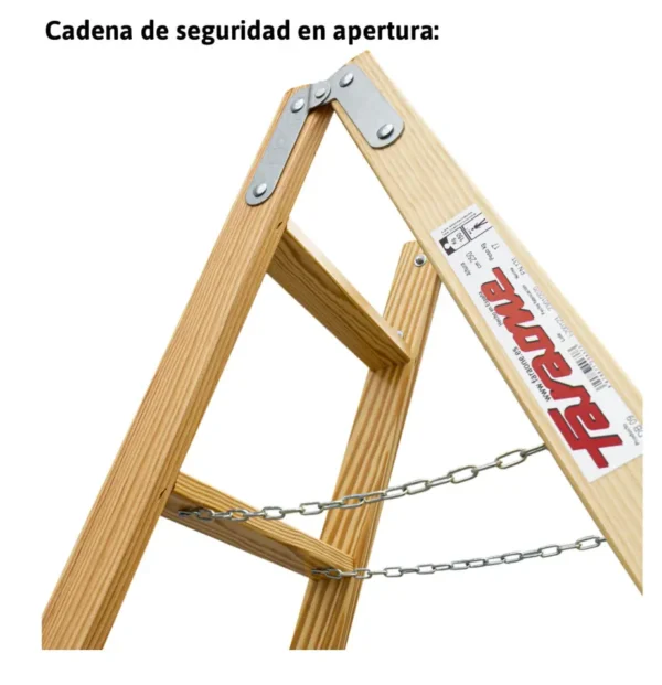 LD | Escalera doble subida de madera 4