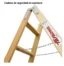 LD | Escalera doble subida de madera 4