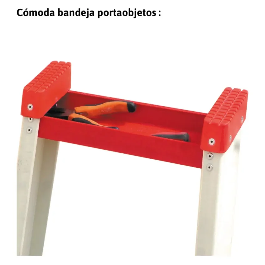 PAF | Escalera de tijera en fibra de vidrio con peldaños cómodos 3