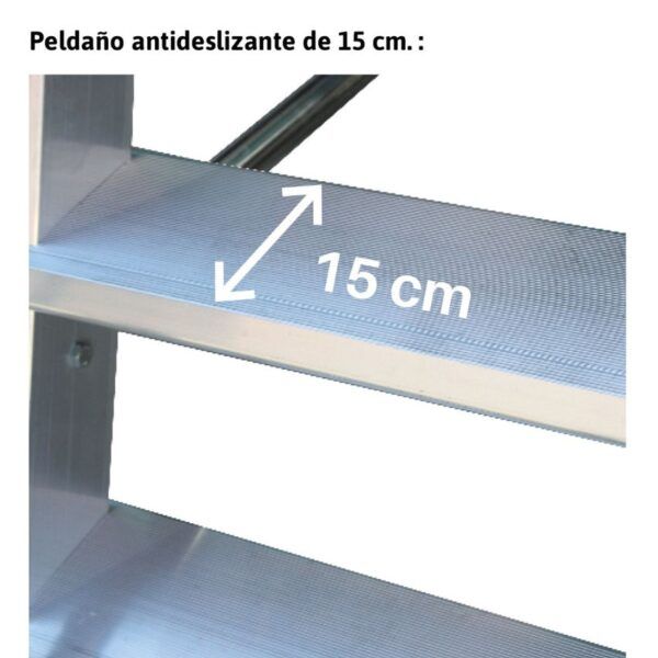 PICK _ Escalera con plataforma y plano de carga eléctrico 6