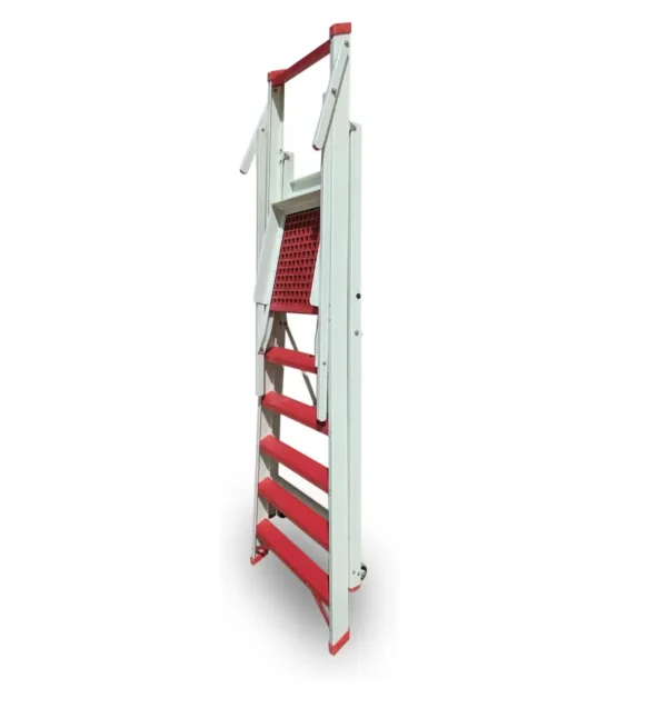 PL-FIBRA | Escalera de fibra con amplia plataforma 2