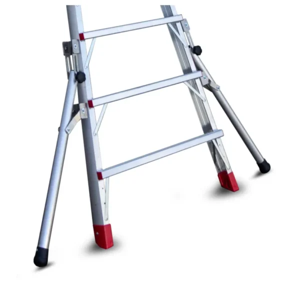 PLS | Escalera con amplia plataforma y altura regulable 2