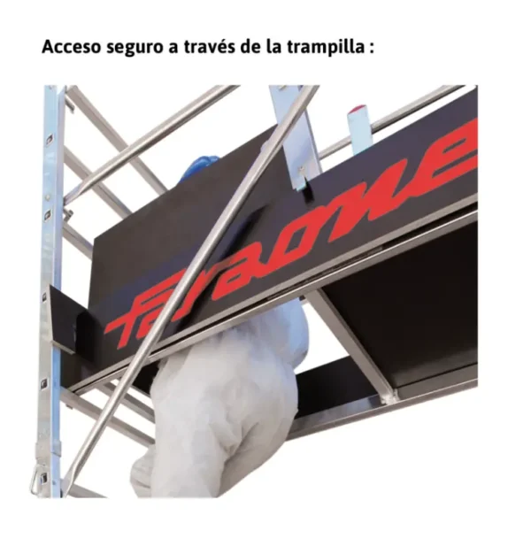 RAPIDO 160-S | Andamio Extensible con cuerda de 160x80cm 4