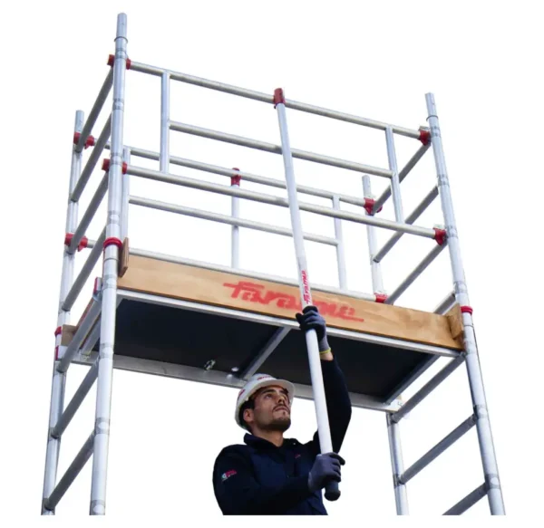 RAPIDO SUPER 180 | Andamio con ruedas y plataforma 100x180cm 4