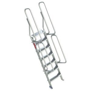 SG60 | Escalera de aluminio fija para entreplantas y altillos