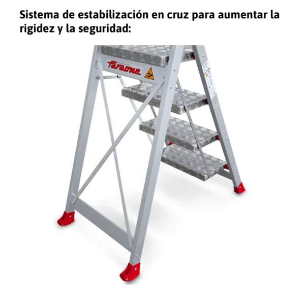 SGP | Taburete de alta seguridad en aluminio 3
