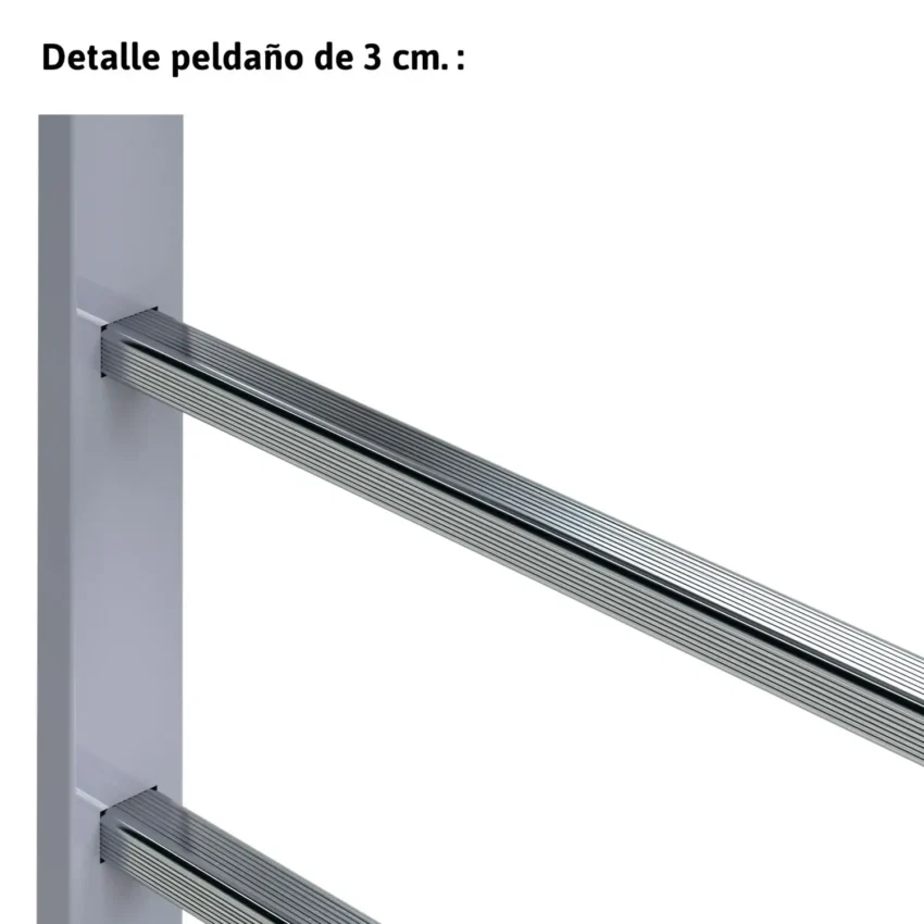 SVS0 Escalera vertical de seguridad sin jaula de protección 02