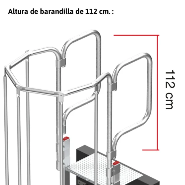 SVS2 Escalera vertical de seguridad con jaula 04