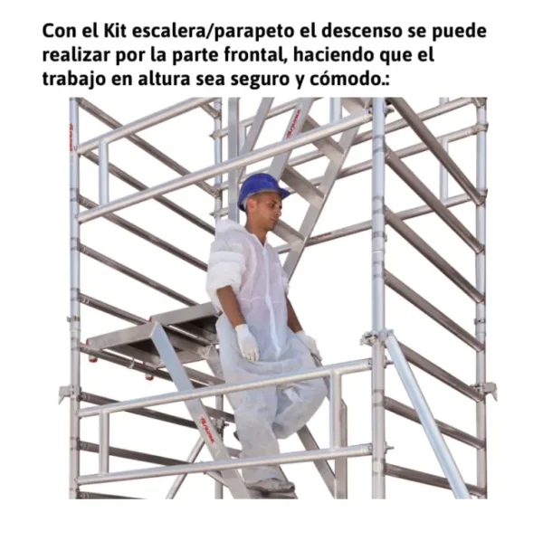 TOP SYSTEM 135x180 CON ESCALERAS | Andamio con escalera interna 3