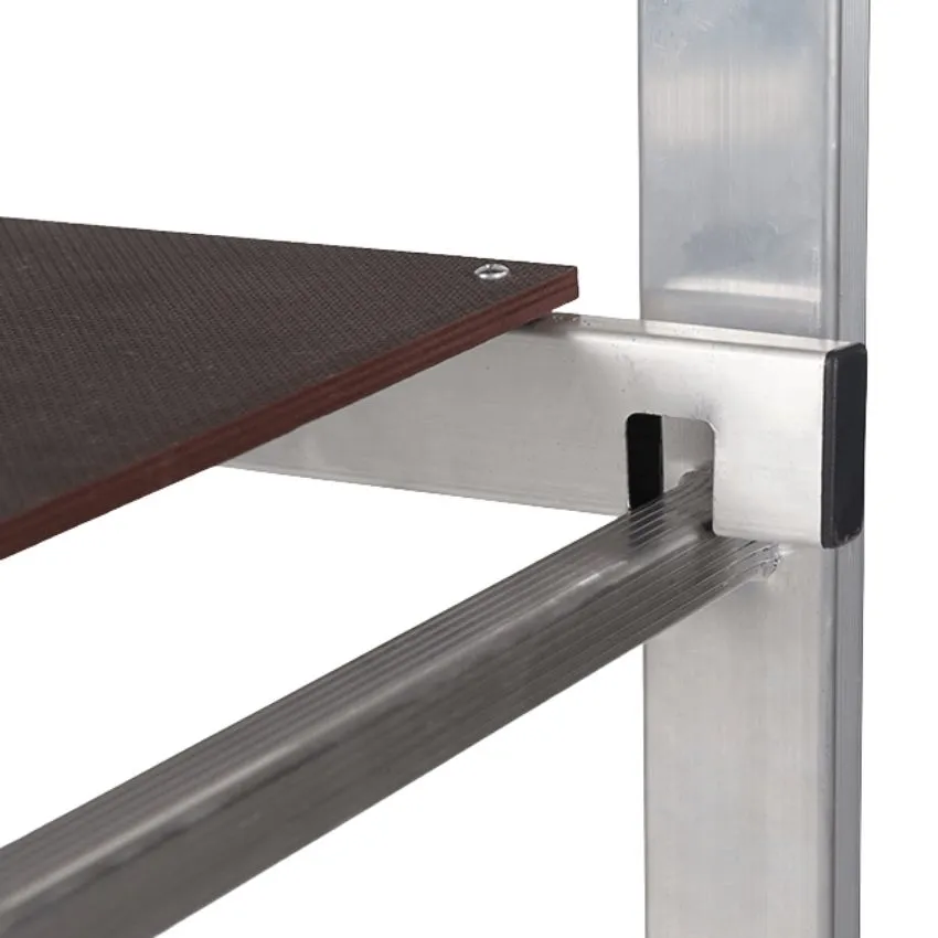 Andamio de aluminio 3 metros para uso doméstico (110x40cm) 4 Plataforma del Andamio de aluminio 3 metros para uso doméstico